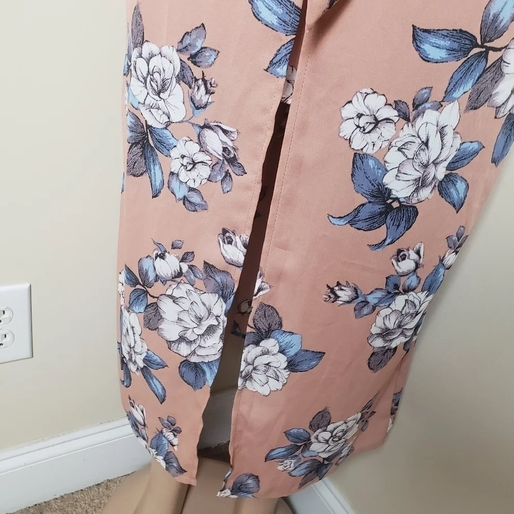 SIENNA SKY Floral Ultra Mini Dress with Long Cover - Picture 4 of 10